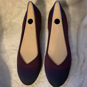 Blackberry Captoe Flats